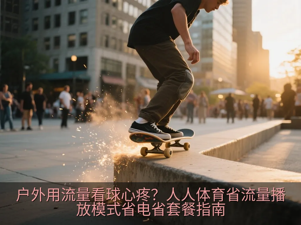 户外用流量看球心疼？人人体育省流量播放模式省电省套餐指南